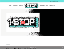 Tablet Screenshot of 1-stopmedia.com
